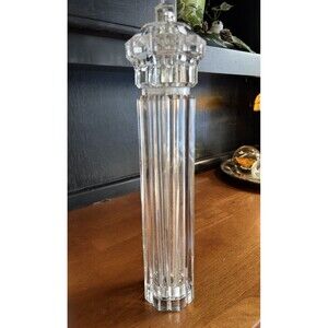 Vintage Pepper Mill Grinder Olde Thompson Acrylic Lucite USA 12.5” Tall USA MINT